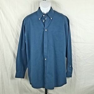 Nordstrom Men's Blue Button Down Long Sleeve Shirt
